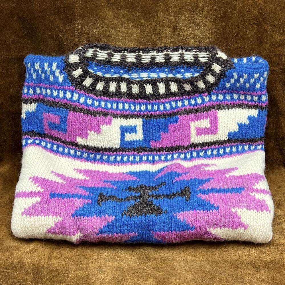 Handmade Aztec Knitted Sweater Vest